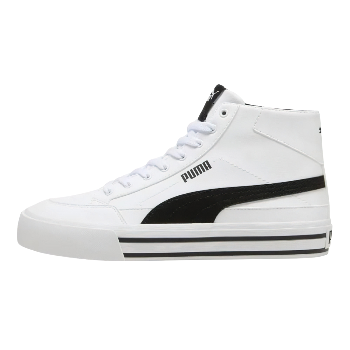 Tenis Puma Court Classic Vulc Mid Unisex - 39748202 Blancos