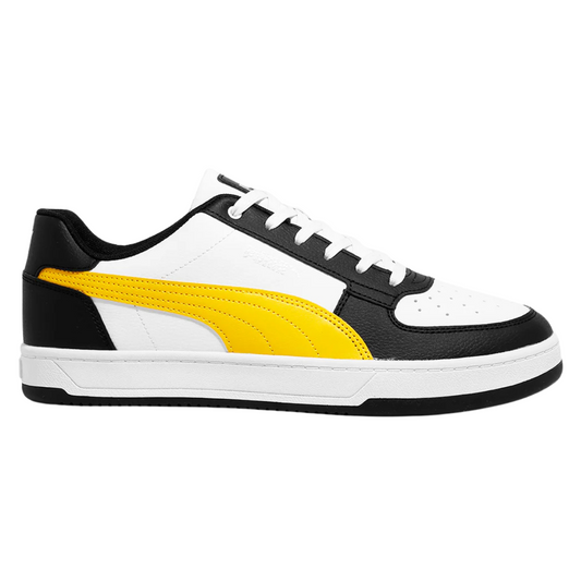 Tenis Puma Caven 2.0 Blanco Y Amarillo De Hombre 39229006