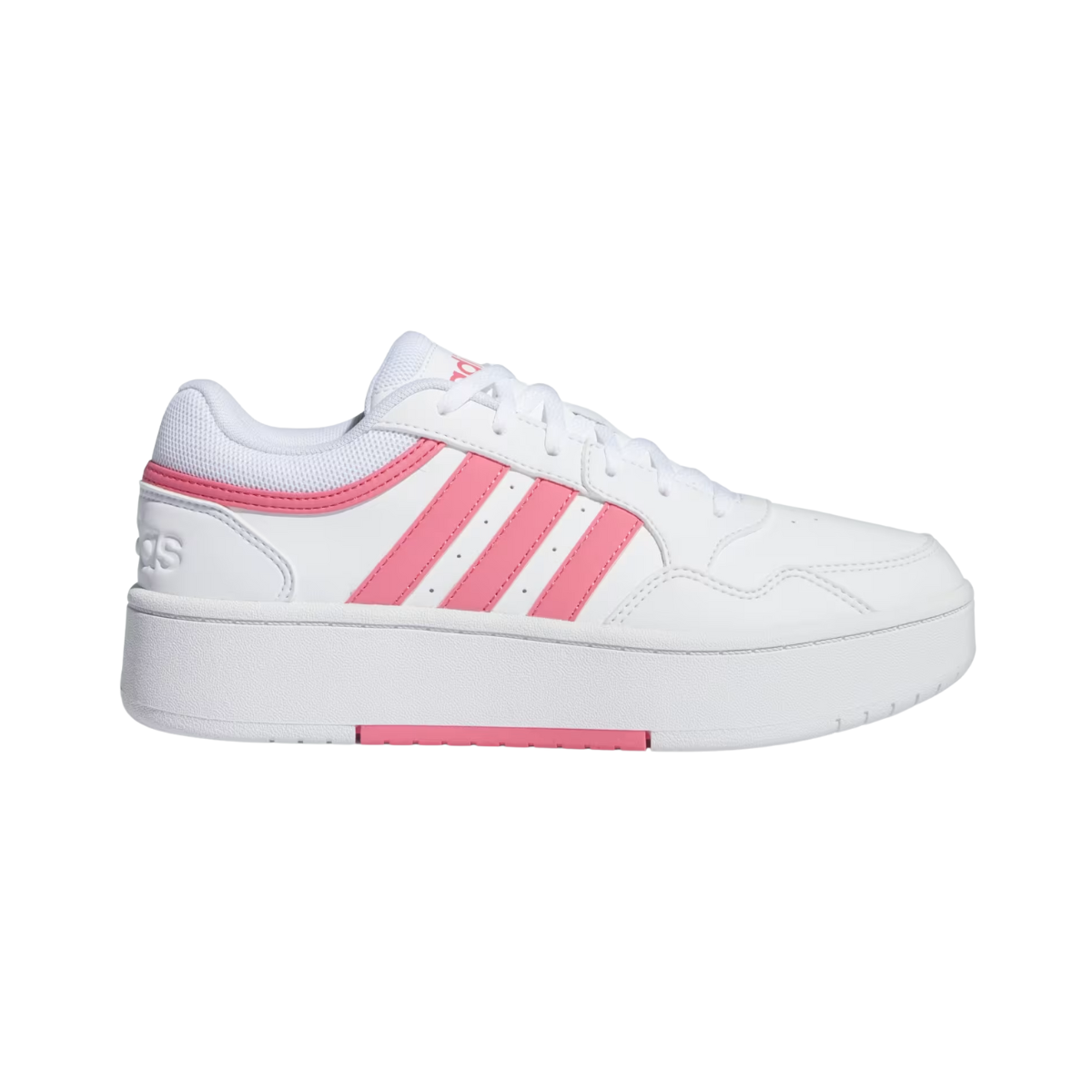 Tenis Adidas Hoops 3.0 Bold W - IG6114 Blanco/Rosa