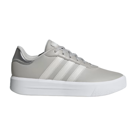Tenis Adidas Court Platform Para Mujer - ID1970 Gris/Plateado