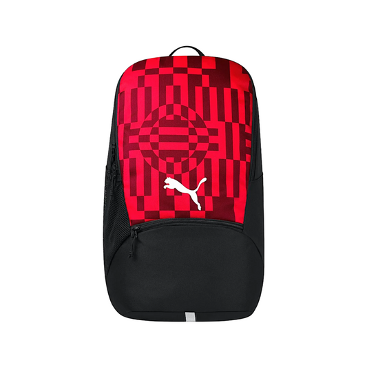 Mochila Puma Individualrise Backpack Casual Escolar Unisex - 07991101 Negro/rojo