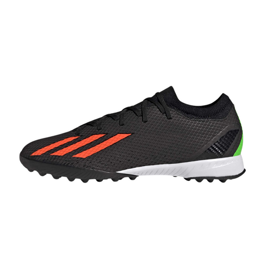Tenis Adidas  X Speedflow.3 TF Para Futbol - GW8487  Negro/Naranja