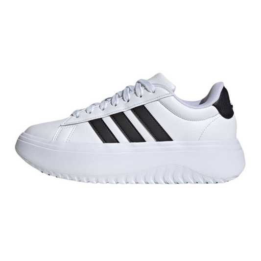 Tenis Grand Court Plataform  Unisex - IE1092 Blanco/Negro