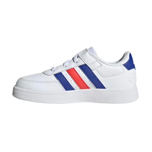 Tenis Adidas Breaknet 2.0 EL K Infantil -HP8964 Blanco/Azul/Rojo