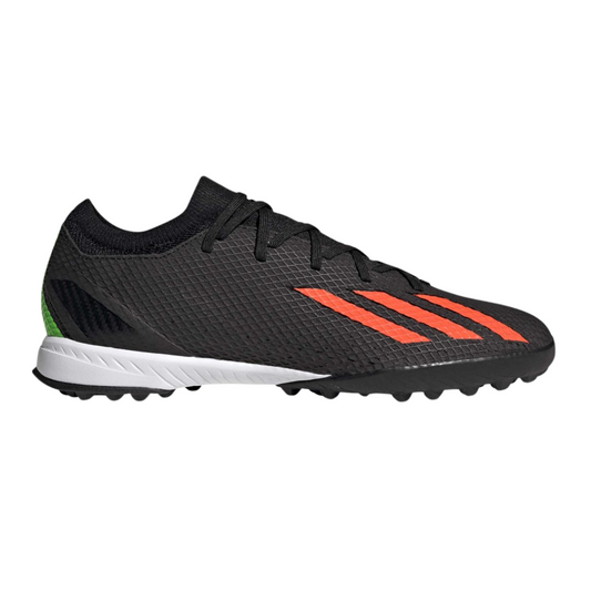 Tenis Adidas  X Speedflow.3 TF Para Futbol - GW8487  Negro/Naranja