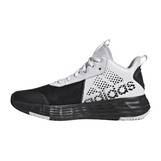 Tenis Adidas Own The Game 2.0 Para Basquet Unisex - GY9696 Negro/Blanco