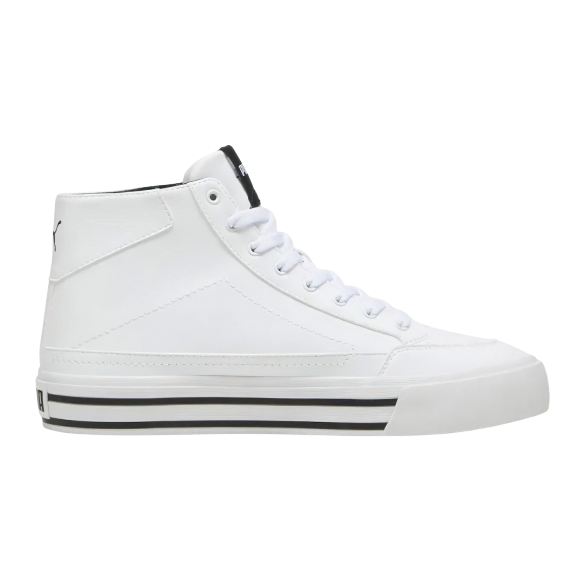 Tenis Puma Court Classic Vulc Mid Unisex - 39748202 Blancos