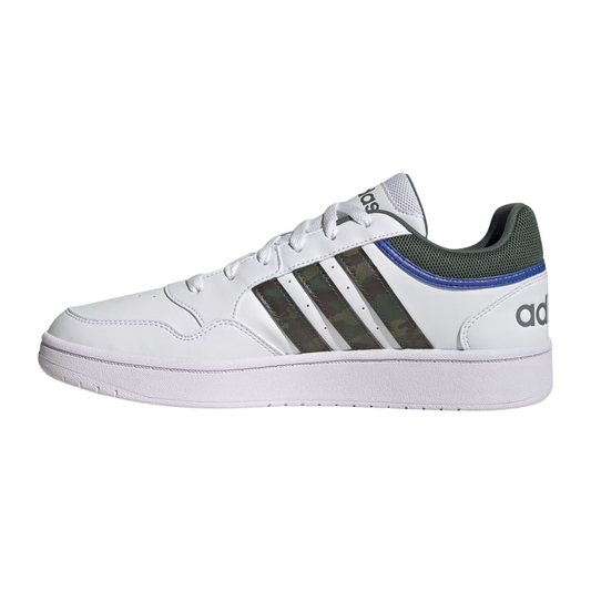 Tenis Adidas Hoops 3.0 Para Hombre - GY4738 Blanco/Verde