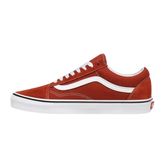 Tenis Vans Old Skool  Vn0a4u3bwk8 - Naranja/Blanco