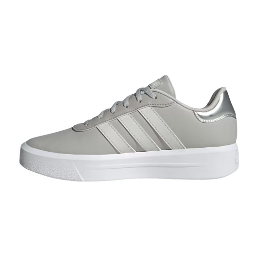 Tenis Adidas Court Platform Para Mujer - ID1970 Gris/Plateado