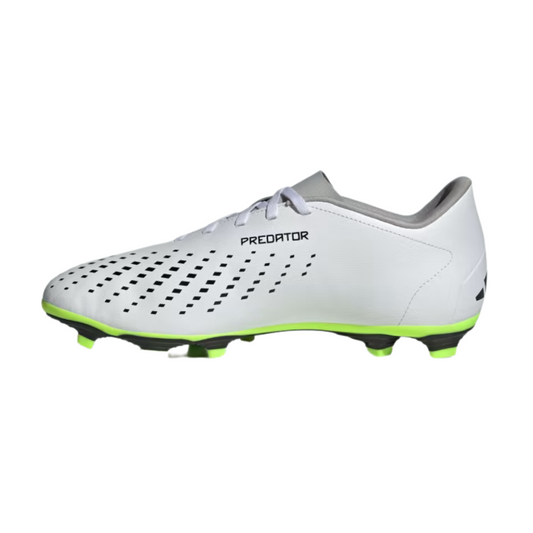 Tenis Adidas Predator Accuracy .4 FxG Para Futbol - GZ0013 Blanco/Negro/Verde