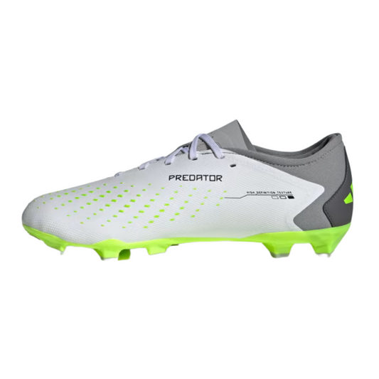 Tenis Adidas Predator Accuracy .3 L FG Para Futbol - GZ0014 Blanco/Verde