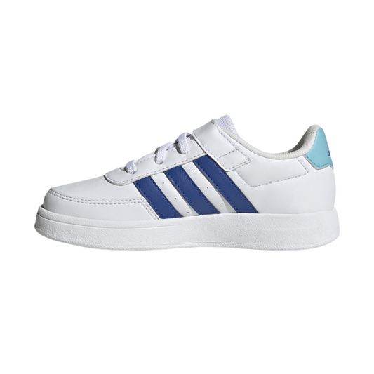 Tenis Adidas Breaknet 2.0 EL K Infantil- IG9810 Blanco/Azul