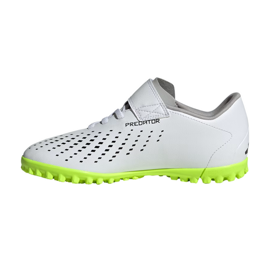 Tenis Adidas Predator Accuracy.4 H&L TF JR - IE9442 Blanco/Verde