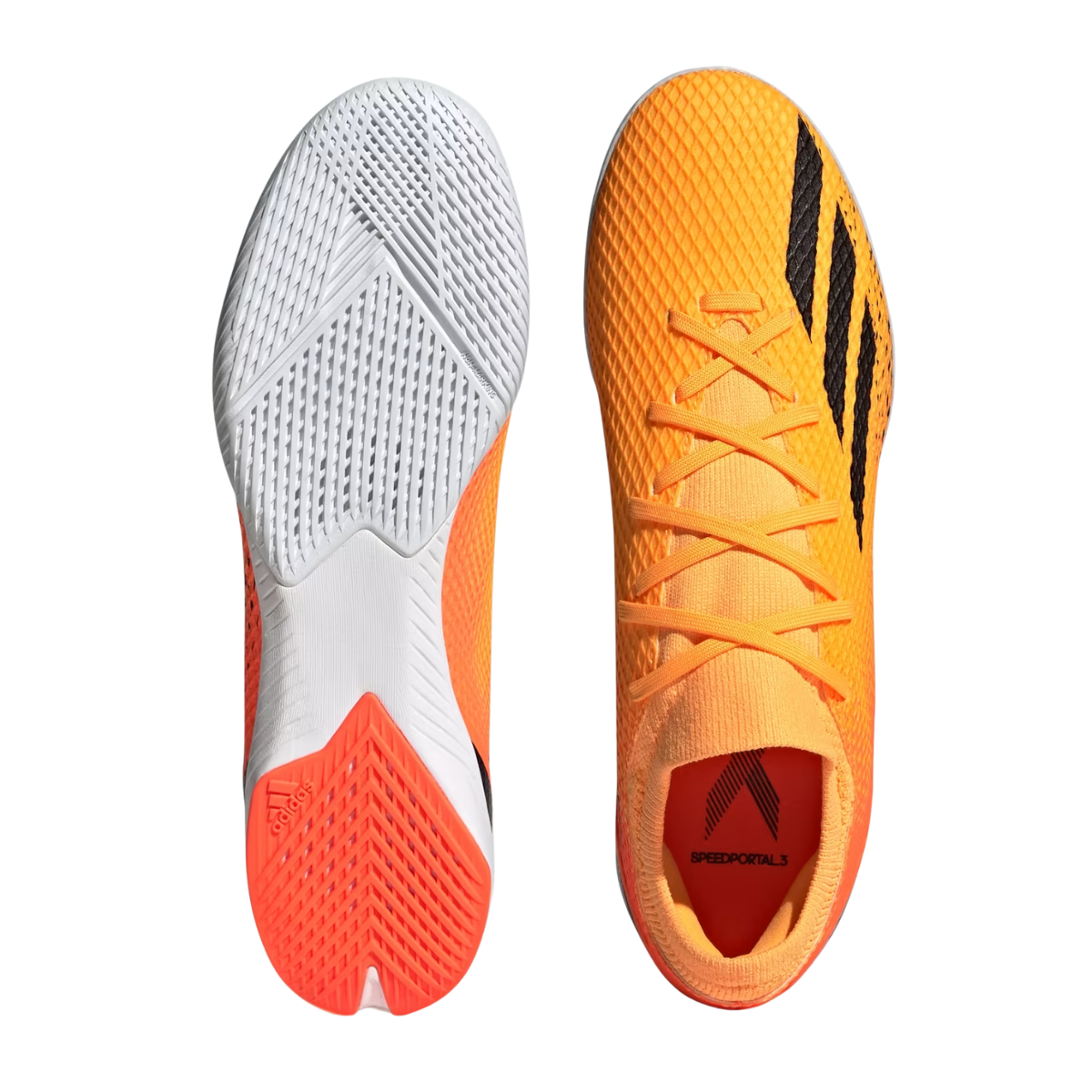 Tenis Adidas X Speedportal.3 IN  Para Futbol - GZ5069 Naranja/Negro