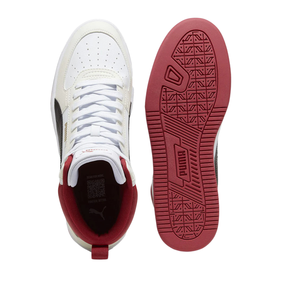 Tenis Puma Caven 2.0 Mid Hombre Casual - 39229108 Blanco