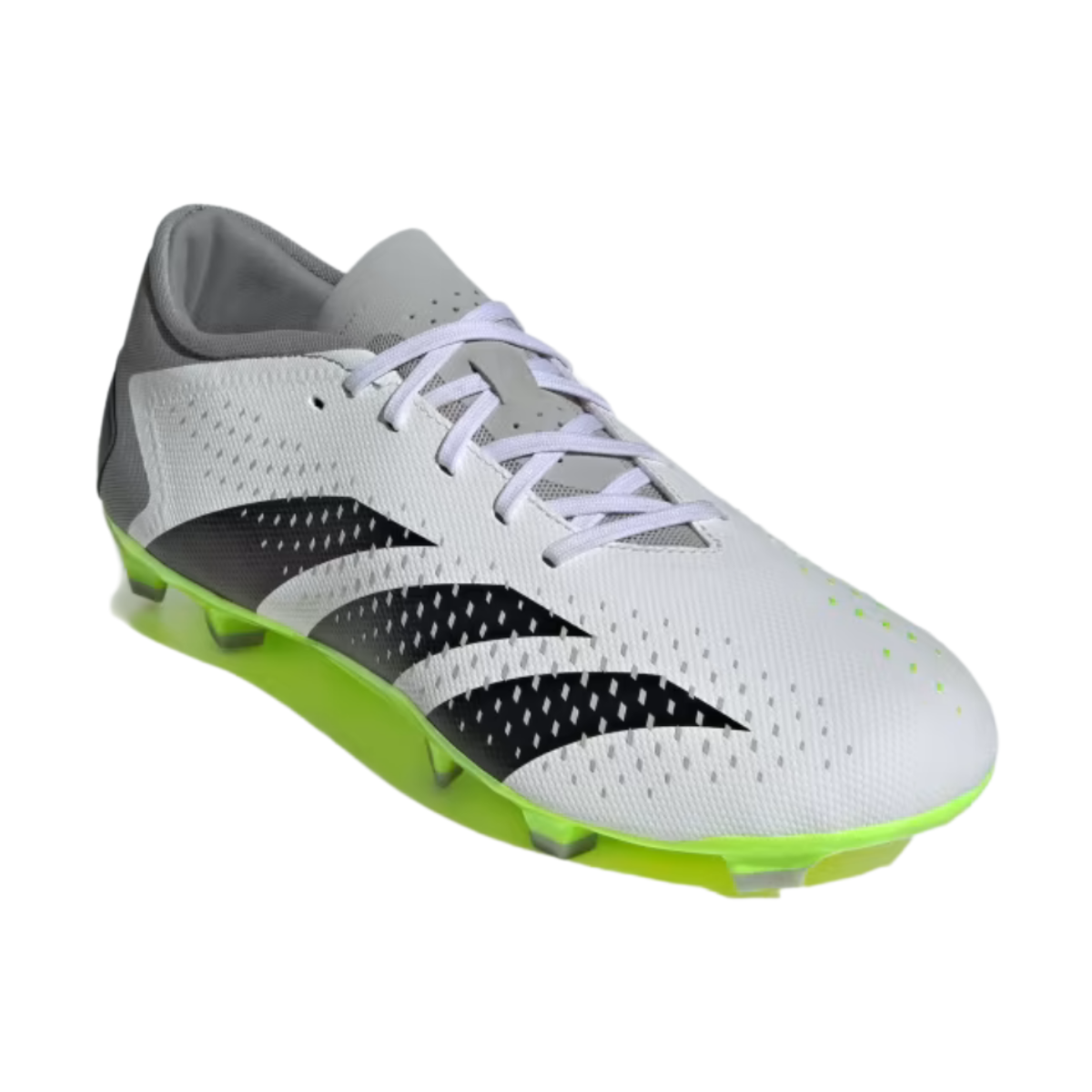 Tenis Adidas Predator Accuracy .3 L FG Para Futbol - GZ0014 Blanco/Verde