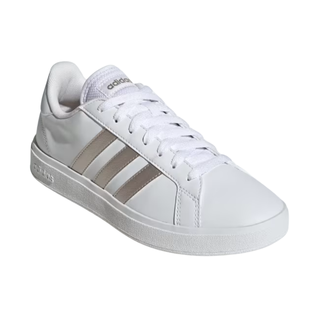 Tenis Adidas Gran Court Base 2.0 Unisex - GW9263 Blanco/Plateado