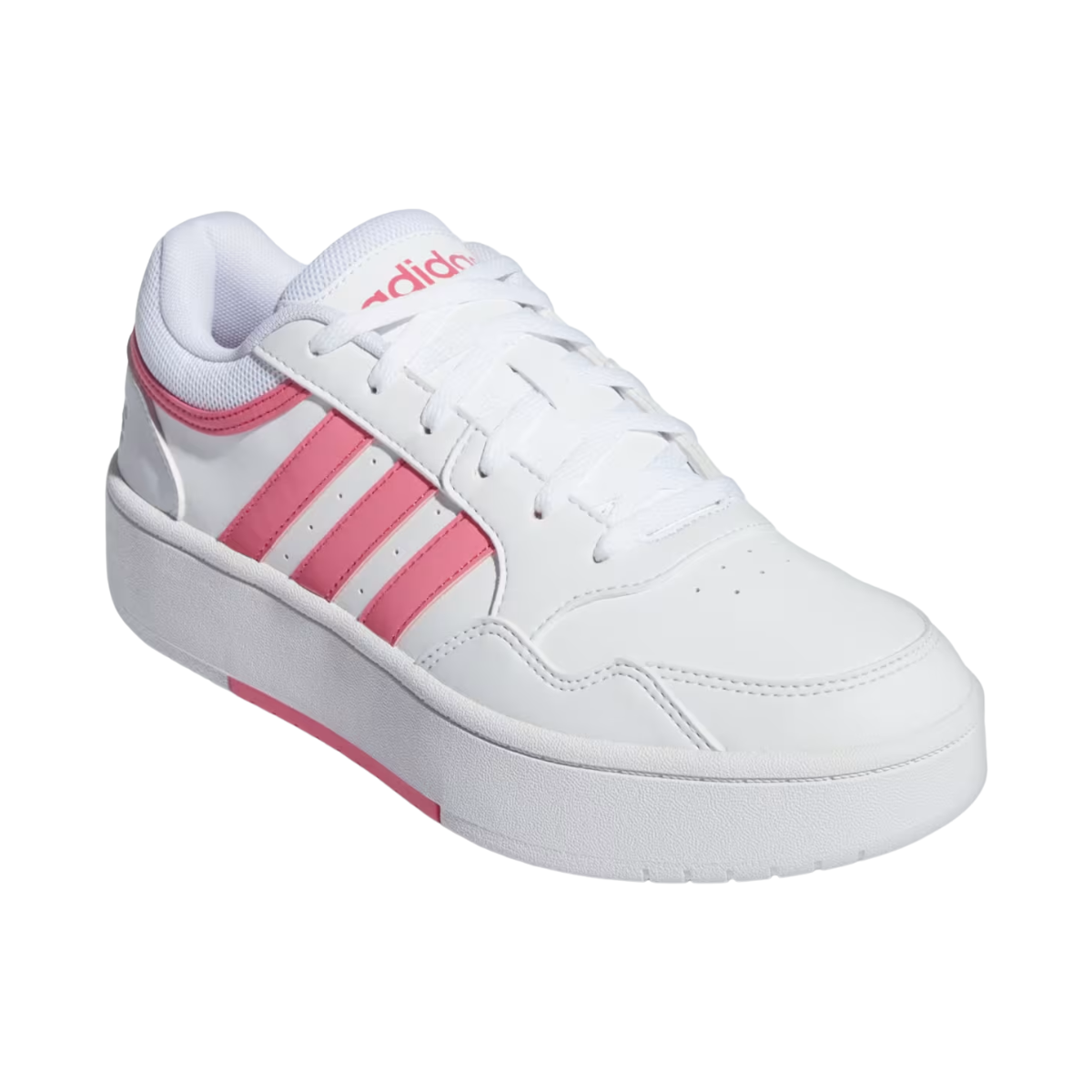 Tenis Adidas Hoops 3.0 Bold W - IG6114 Blanco/Rosa