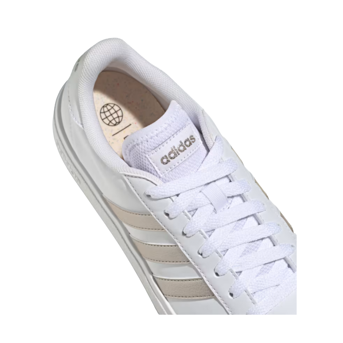 Tenis Adidas Gran Court Base 2.0 Unisex - GW9263 Blanco/Plateado