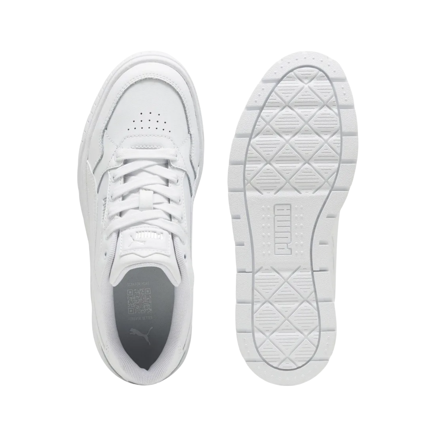 Tenis Puma Karmen Ii Idol Plataforma Mujer - 39746102 Blanco Urbanos Chunky