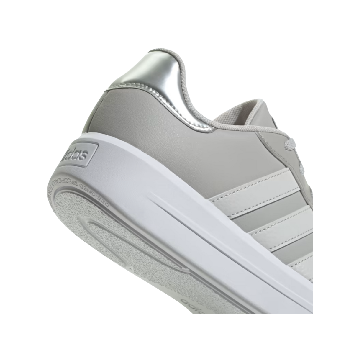 Tenis Adidas Court Platform Para Mujer - ID1970 Gris/Plateado