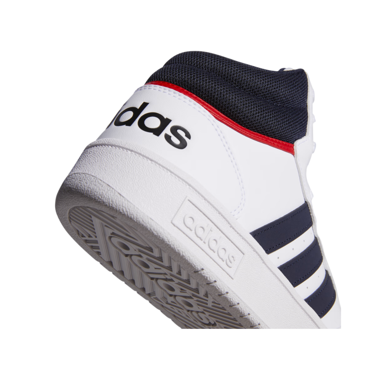 Tenis Adidas Hoops 3.0 Mid - GY5543 Blanco/Azul