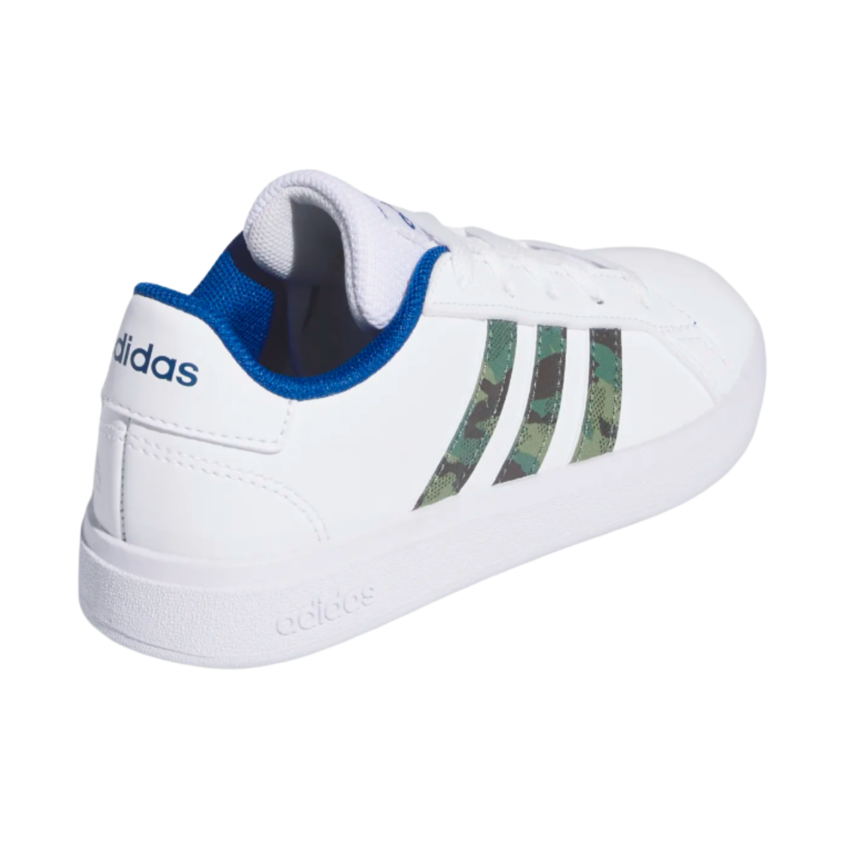 Tenis Adidas Grand Court 2.0 K Unisex- GV6796 Blanco/Militar