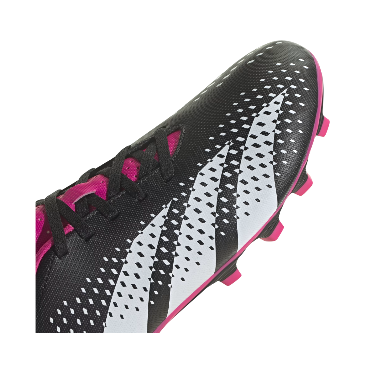 Tenis Adidas Predator Accuracy.4 FG Para Futbol - GW4604 Negro/Blanco/Rosa
