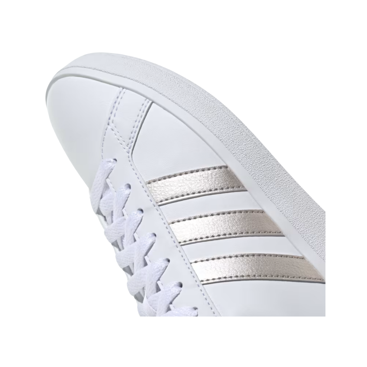 Tenis Adidas Gran Court Base 2.0 Unisex - GW9263 Blanco/Plateado