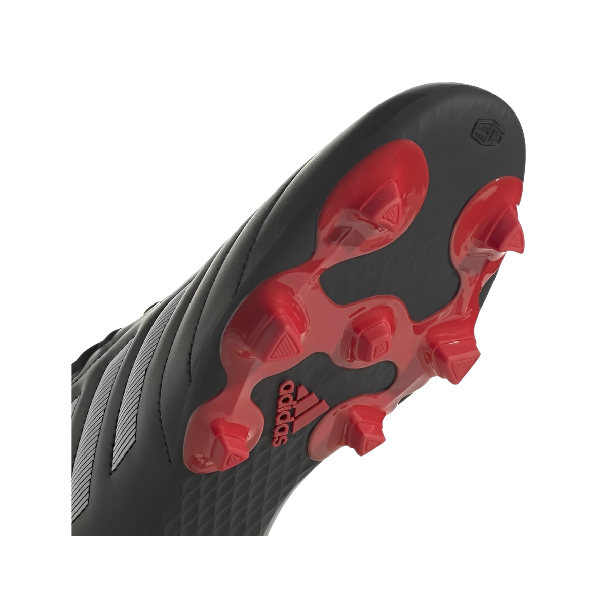 Tenis Adidas Goletto VIII FG Para Futbol -GX7793 Negro/Blanco/Rojo