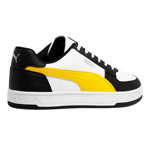 Tenis Puma Caven 2.0 Blanco Y Amarillo De Hombre 39229006