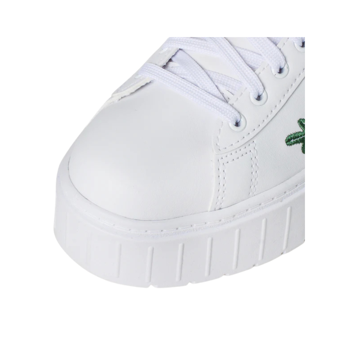 Tenis Puma Mayze Embroidery Jr Mujer - 39728101 Blancos Casuales Plataforma