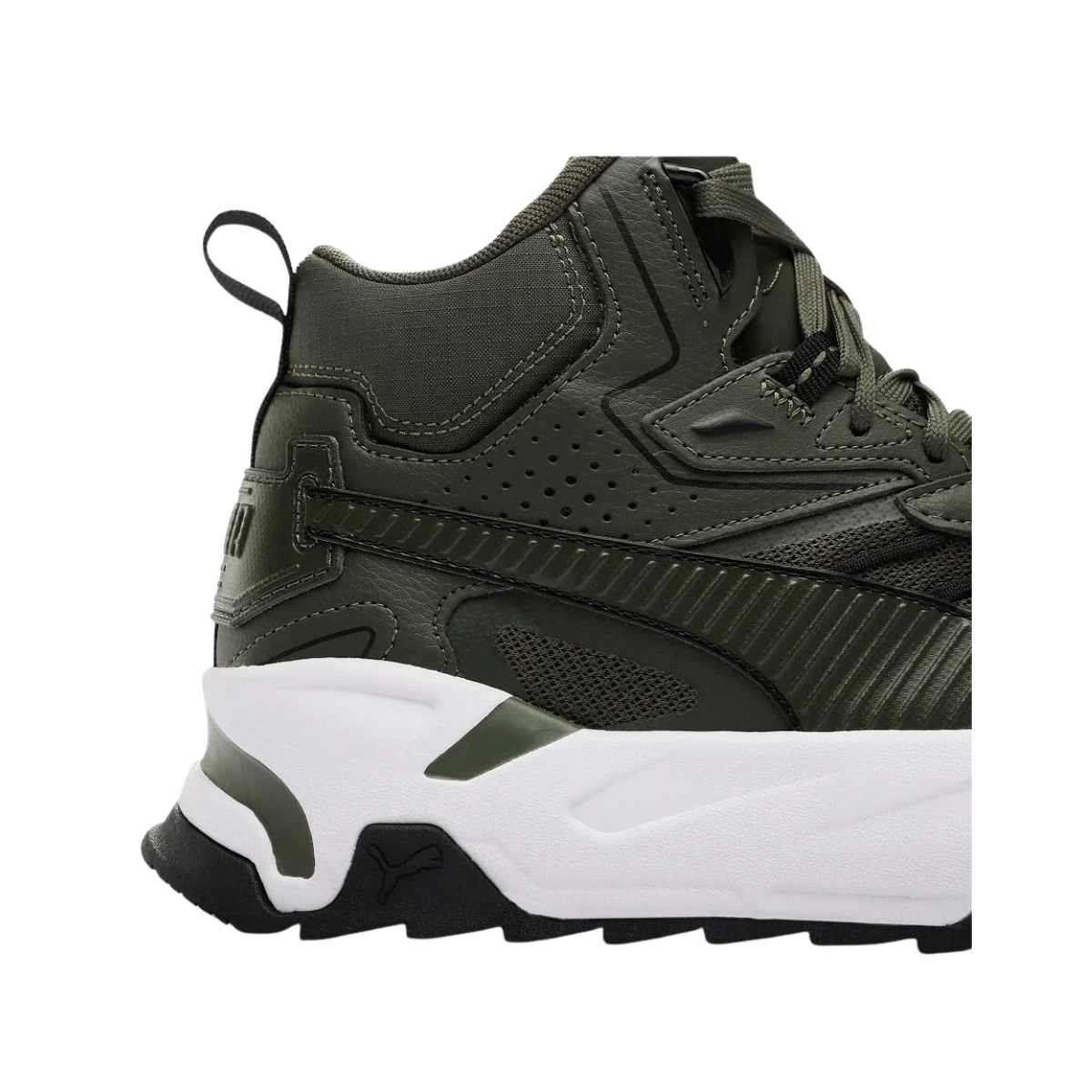 Tenis Puma Trinity Mid Hybrid Hombre - 39232702 Verde Sneakers Bota Streetwear Urbanos