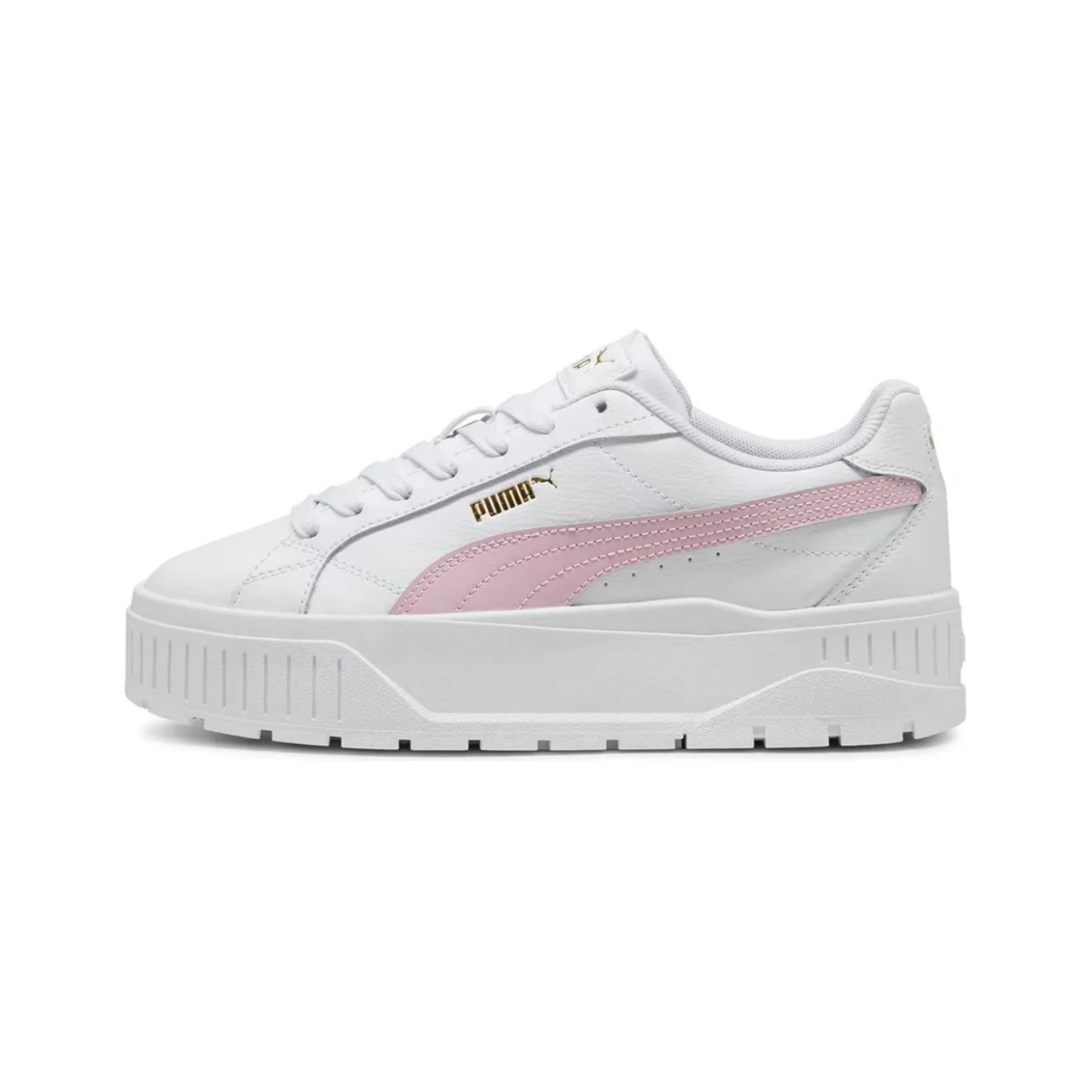 Tenis Puma Karmen Ii L Casuales Con Plataforma - 39745612 Blanco / Rosa