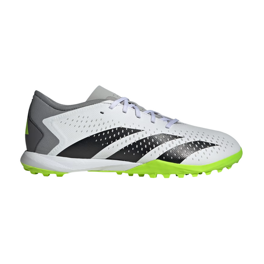 Tenis Adidas Predator Accuracy.3 L TF Para Futbol - GZ0003 Blanco/Verde/Negro