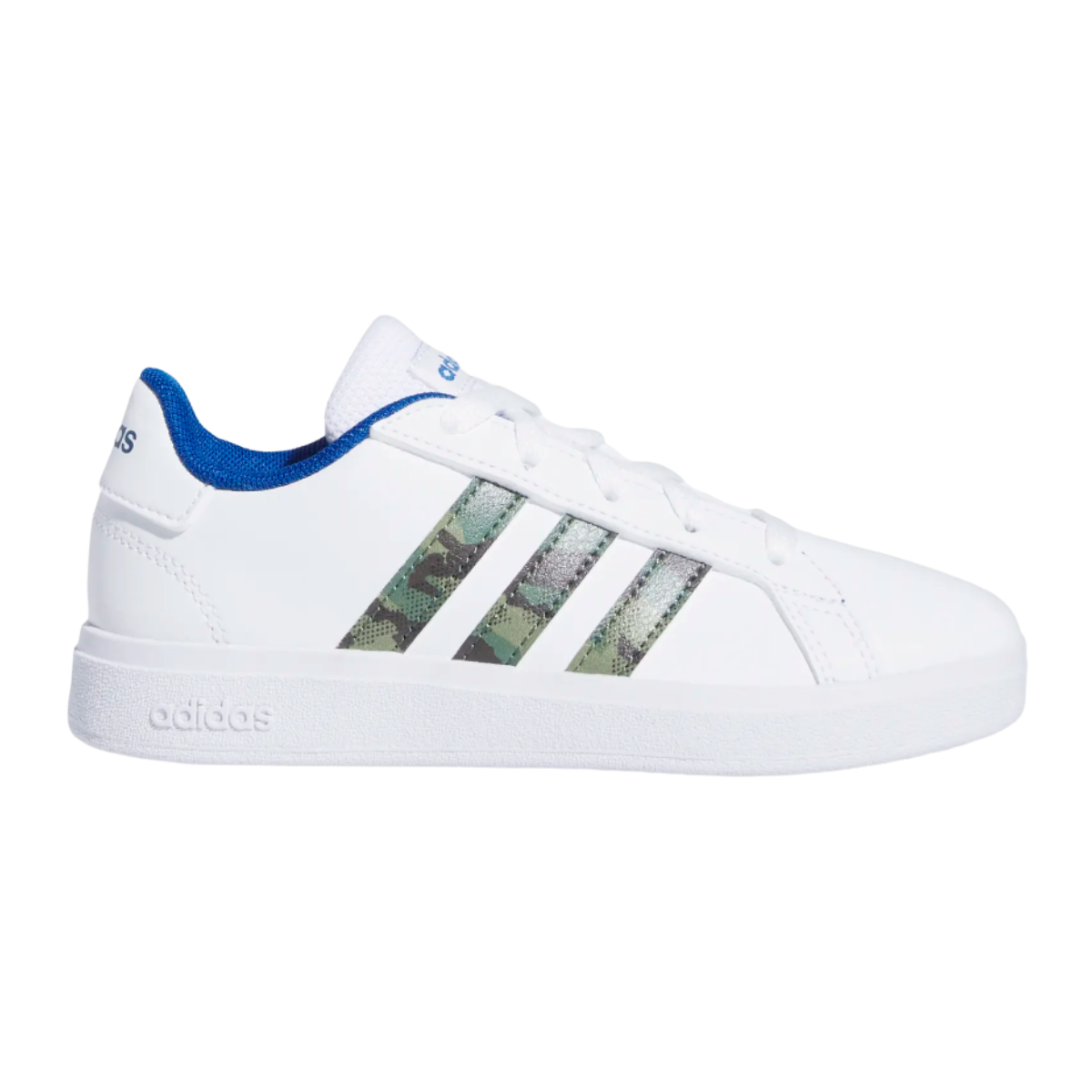 Tenis Adidas Grand Court 2.0 K Unisex- GV6796 Blanco/Militar