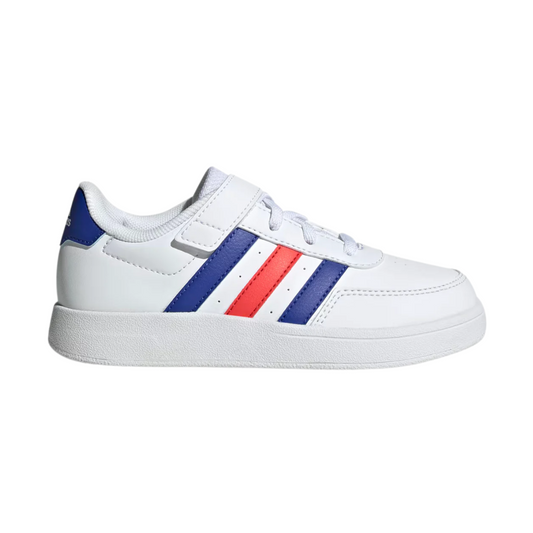 Tenis Adidas Breaknet 2.0 EL K Infantil -HP8964 Blanco/Azul/Rojo