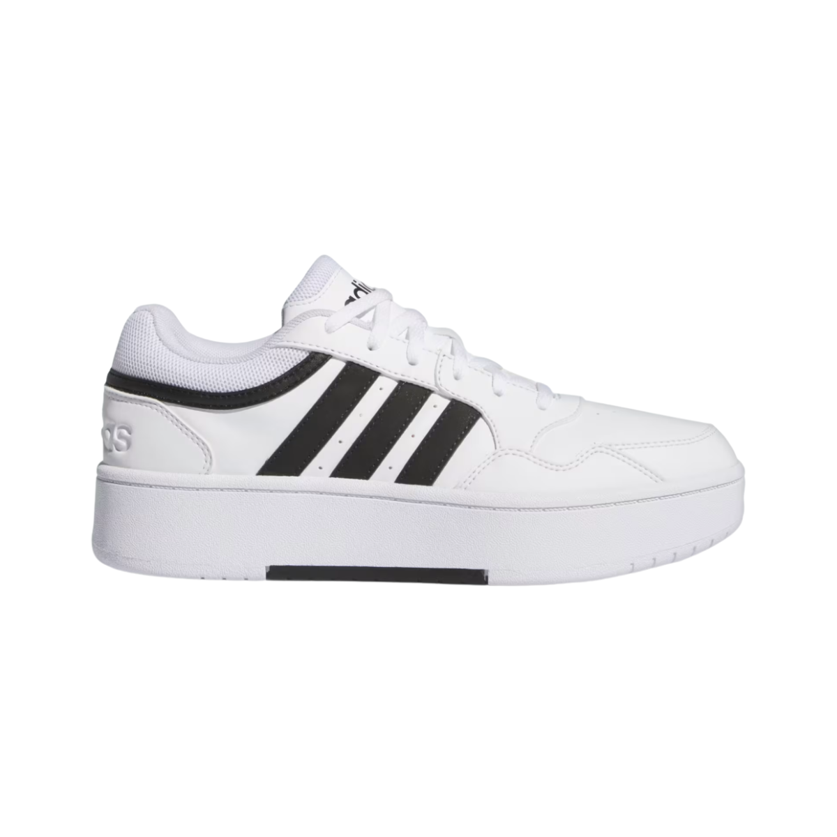 Tenis Adidas Hoops 3.0 Bold Unisex - IG6115 Blanco/Negro