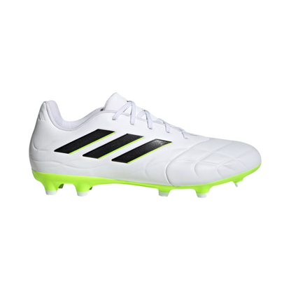 Tenis Adidas Copa Pure .3 FG Para Futbol- HQ8984 Blanco/Verde