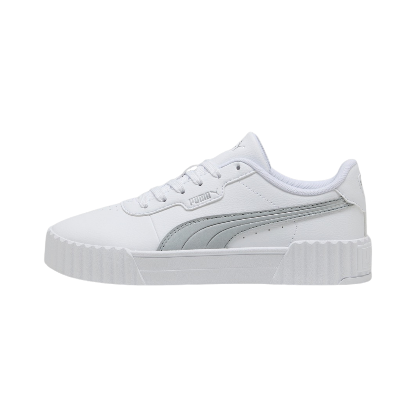 Tenis Puma Carina 3.0 Chic Mujer - 40072201 Blanco / Gris Casuales