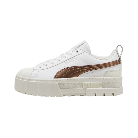 Tenis Puma Mayze Glow Up Plataforma Mujer - 39838401 Blanco / Beige