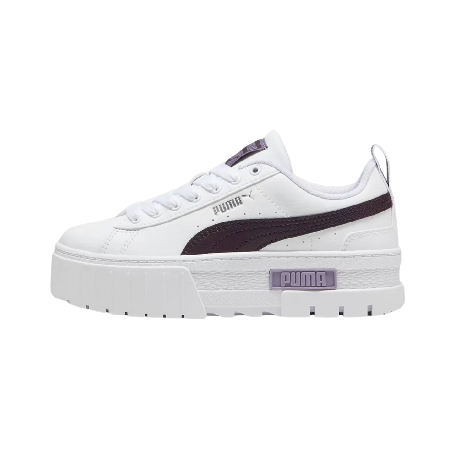 Tenis Puma Mayze Lth Casuales Mujer - 38452729 Blancos Plataforma Chunky