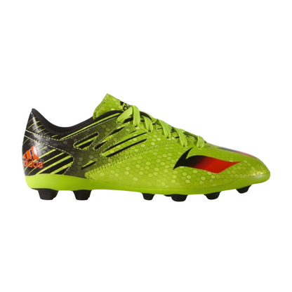 Tenis Adidas Messi 15.4 FXG Jr Para Futbol - S74699 Verde Fosforescente