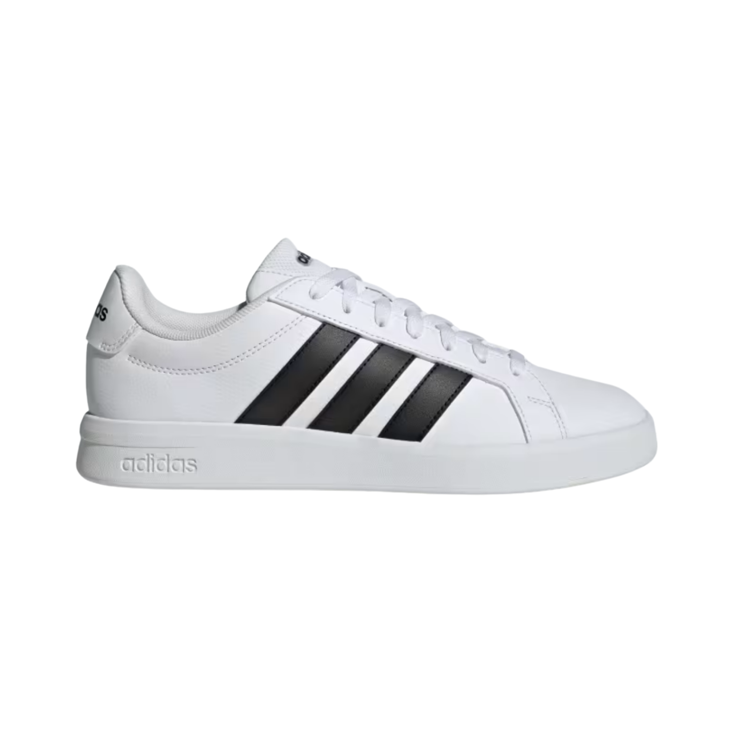 Tenis Adidas Grand Court Base 3.0 Unisex - JR4613 Blanco / Negro Casuales