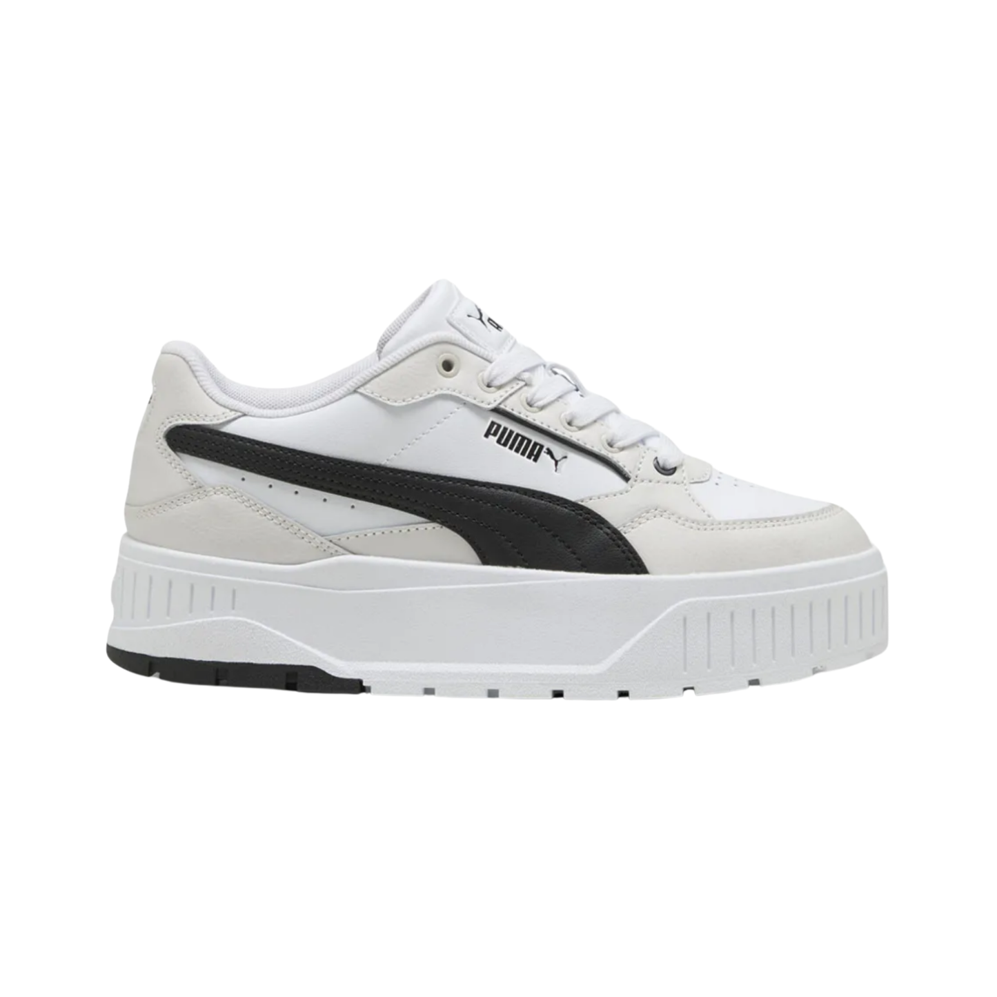 Tenis Puma Karmen Ii Idol Chunky Mujer - 39746109 Blanco / Negro Casuales Plataforma Moda