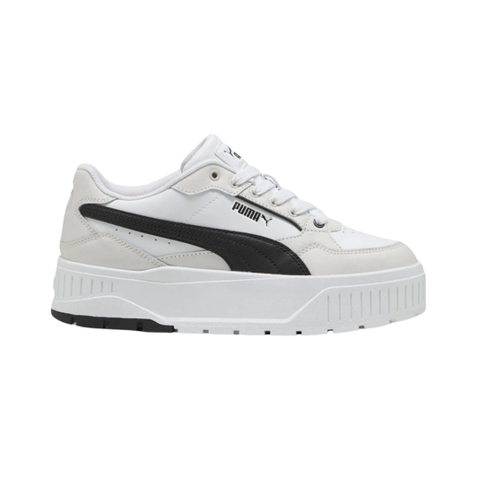 Tenis Puma Karmen Ii Idol Chunky Mujer - 39746109 Blanco / Negro Casuales Plataforma Moda