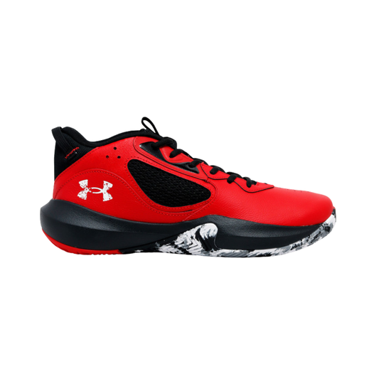Tenis Under Armour Lockdown 6 Hombre - 3025616600 Rojos Básquetbol Cómodos Moda Urbana