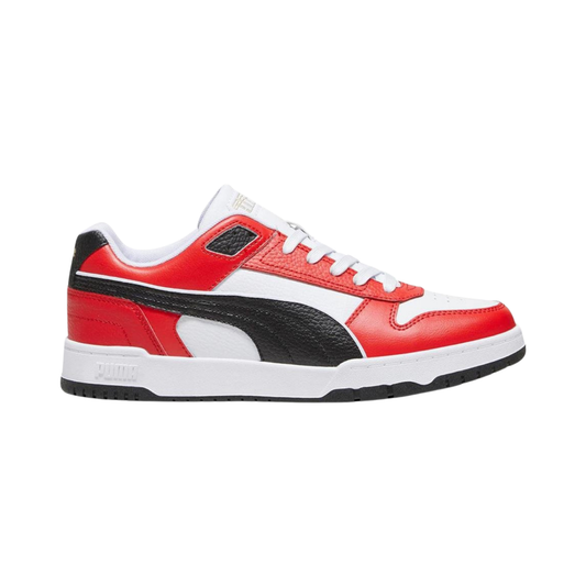Tenis Puma Rbd Game Low Hombre - 38637320 Blanco / Rojo Casuales Urbanos