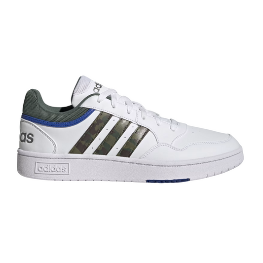 Tenis Adidas Hoops 3.0 Para Hombre - GY4738  Blanco/Verde